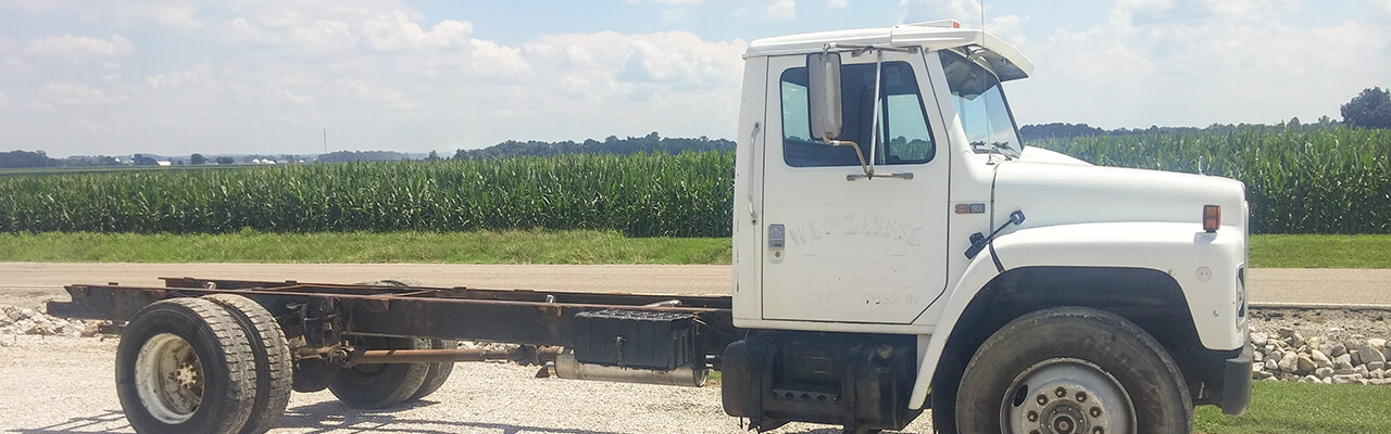 used straight truck cab and chassis