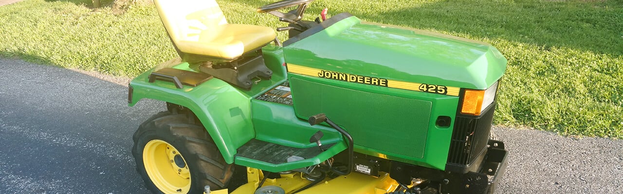 used John Deere 425 lawn tractor