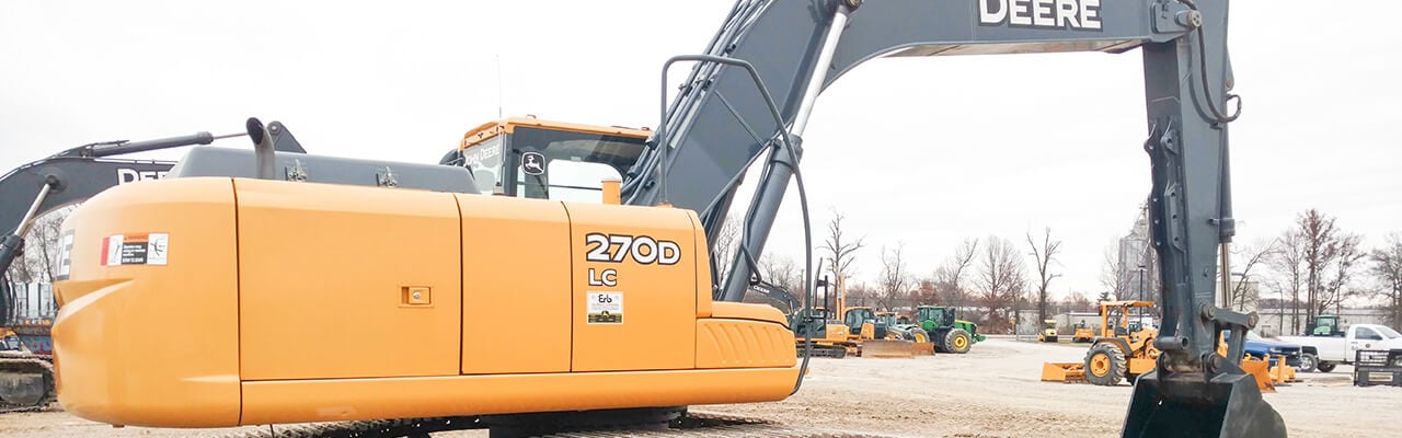 used John Deere 270D LC excavator